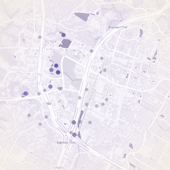 Interactive map of The Arboretum, Austin