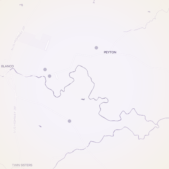 Interactive map of Blanco, Austin