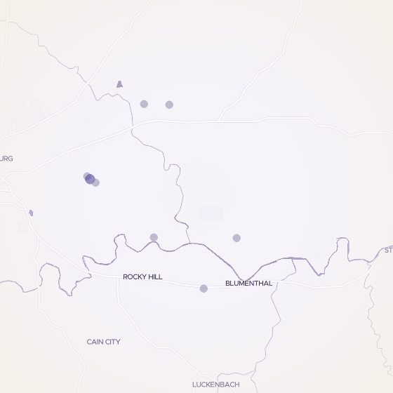 Interactive map of Fredericksburg, Austin