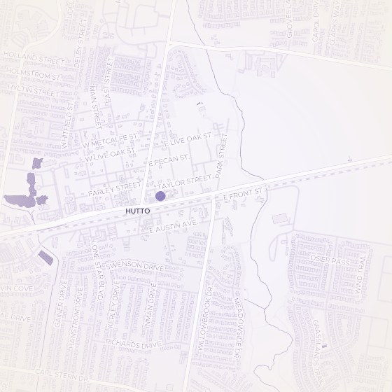 Interactive map of Hutto, Austin