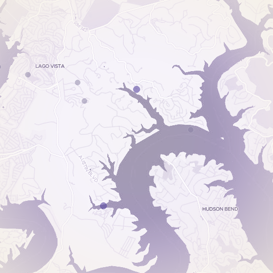Interactive map of Lago Vista, Austin