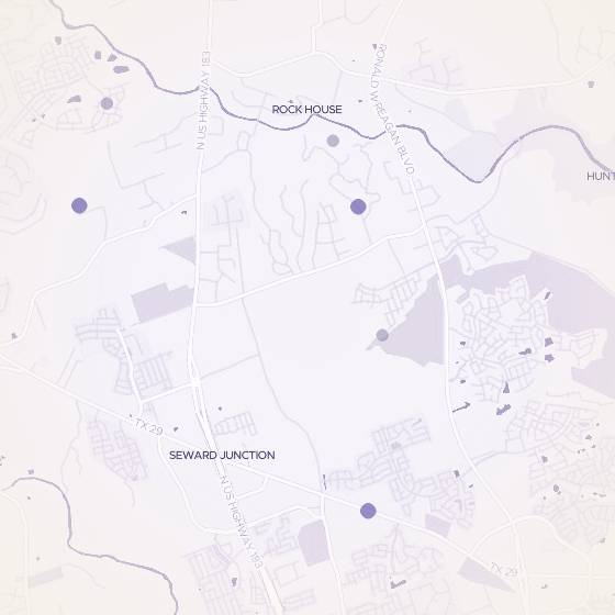 Interactive map of Liberty Hill, Austin