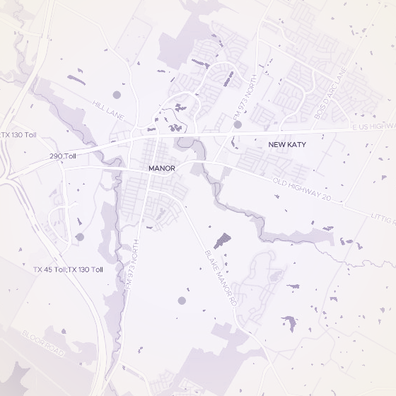 Interactive map of Manor, Austin