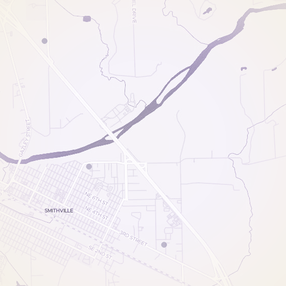 Interactive map of Smithville, Austin