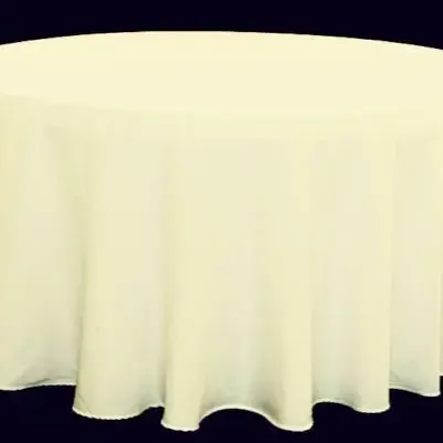 120 Inch Round Ivory Linen | Austin\'s Elite Events