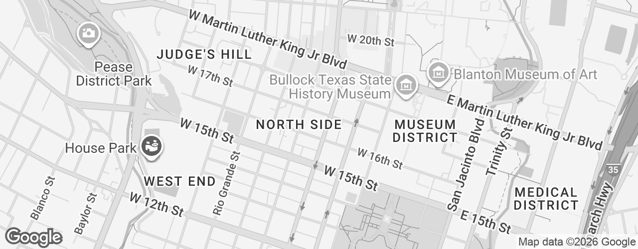 Map banner of UT School of Information