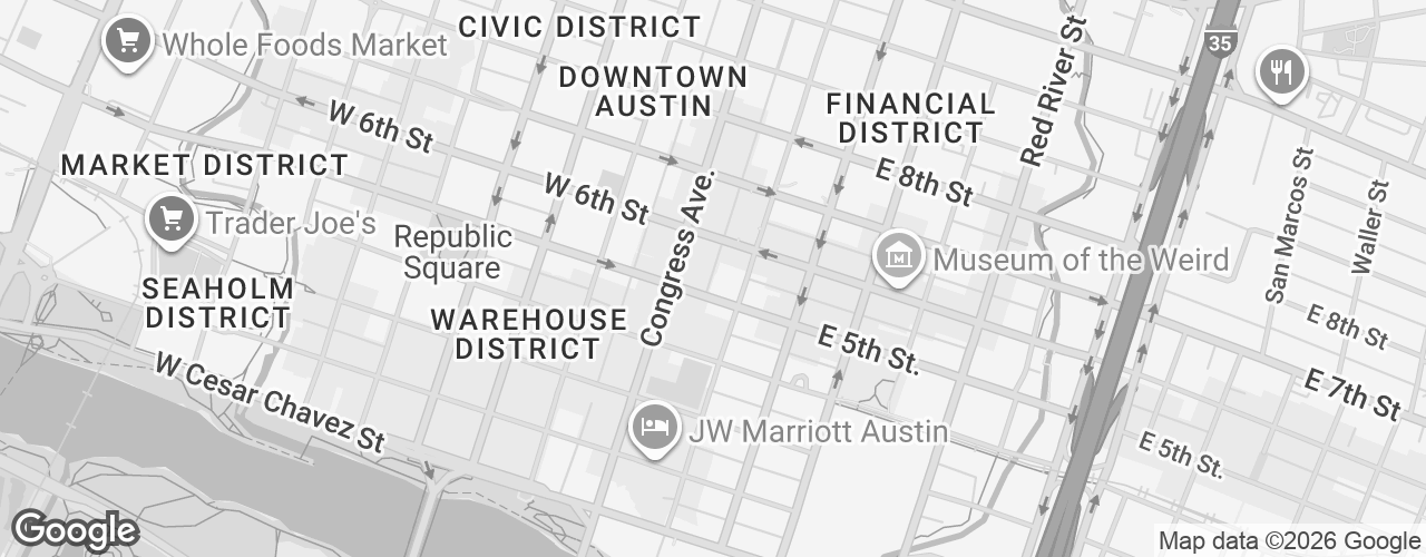 Map banner of 1st Street Bridge