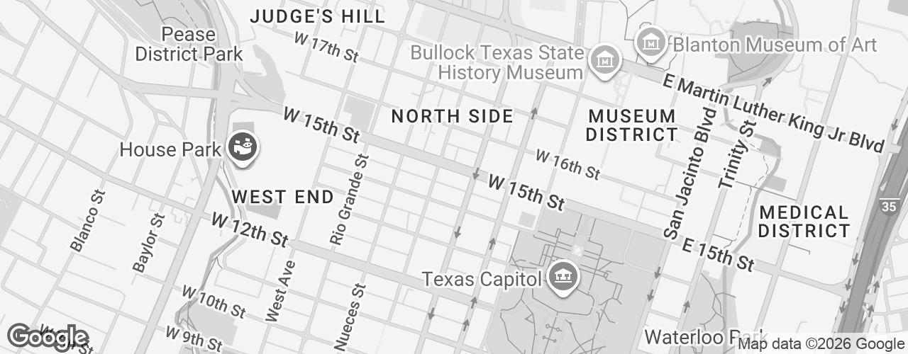 Map banner of Texas Pediatrics