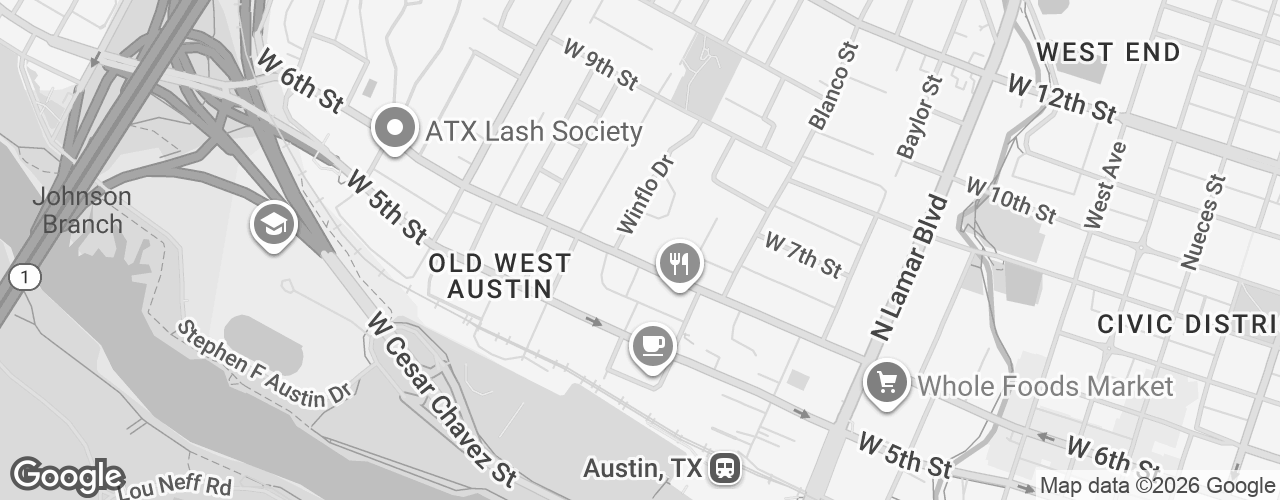 Map banner of 1214 West 6th Street