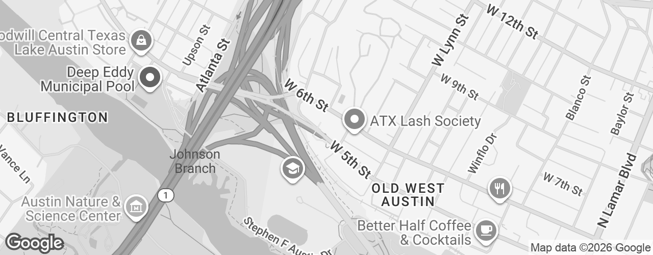 Map banner of 1717 W 6th St