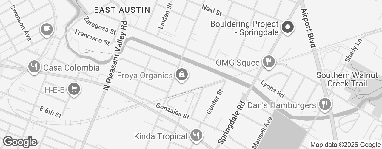 Map banner of 701 Tillery