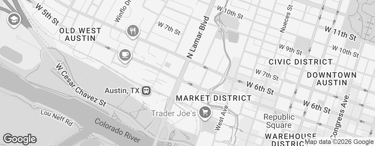 Map banner of Whole Foods Market Downtown