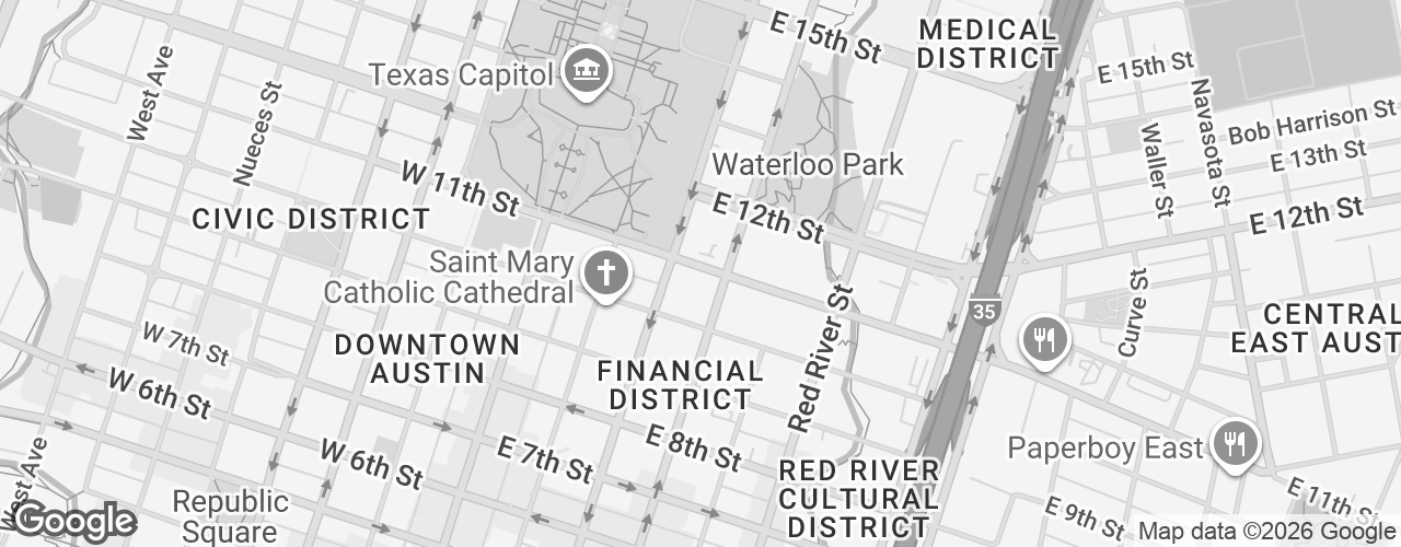 Map banner of 309 E. 11th St