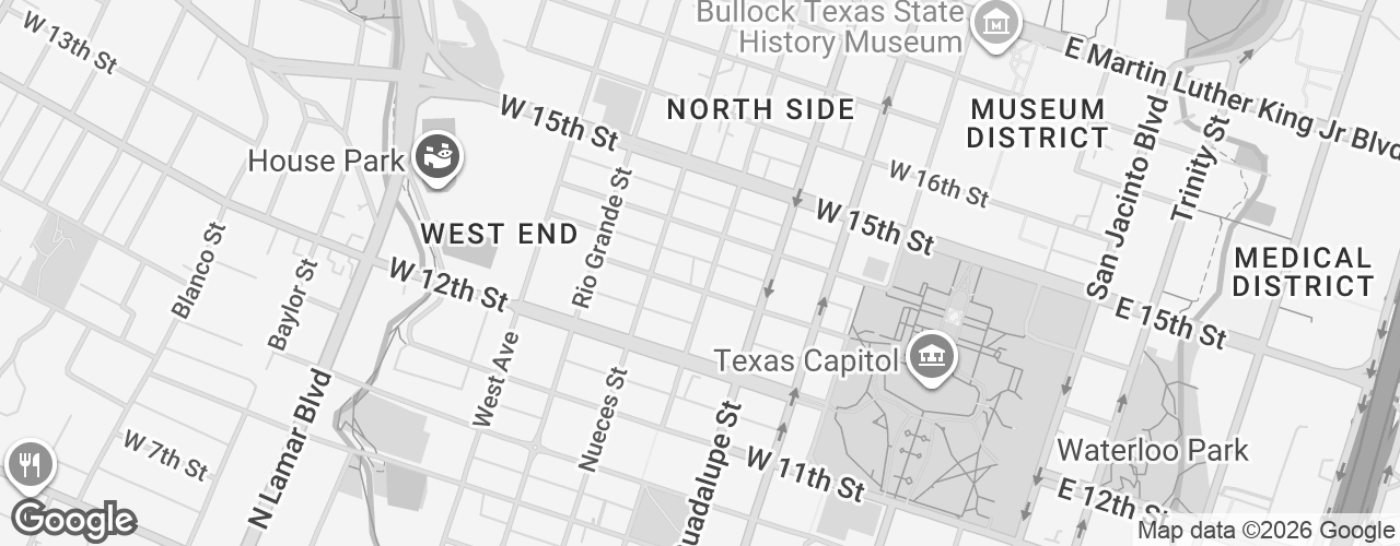 Map banner of 500 W 13th St