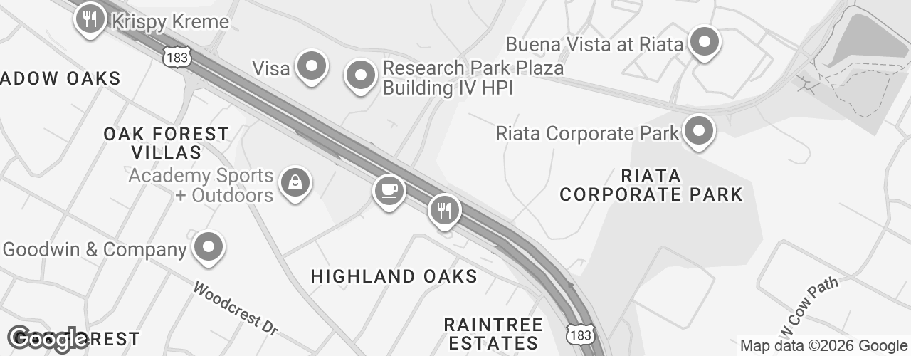 Map banner of Texas Association of School Boards (TASB) Main Office