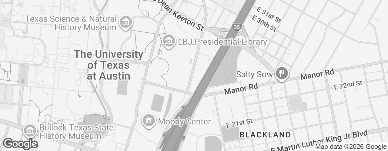 Map banner of UT LBJ Library Lawn