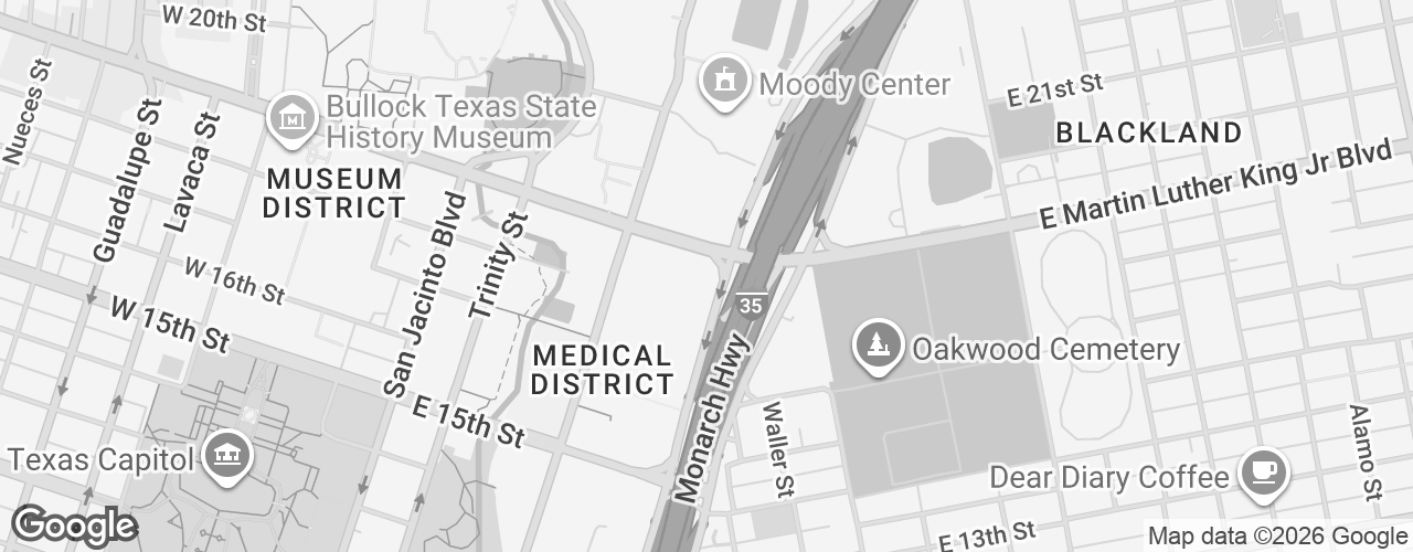 Map banner of 709 E. MLK