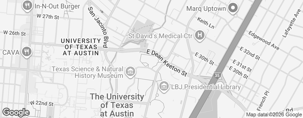 Map banner of UT Jamail Pavilion