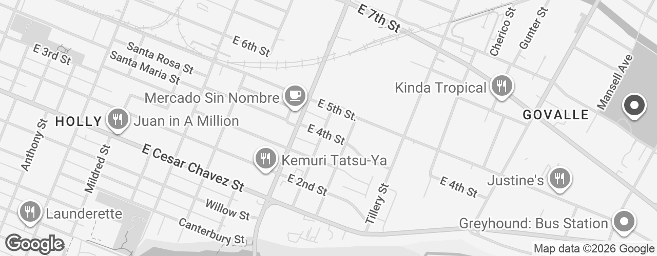 Map banner of Residence Inn by Marriott Austin Downtown/Convention Center