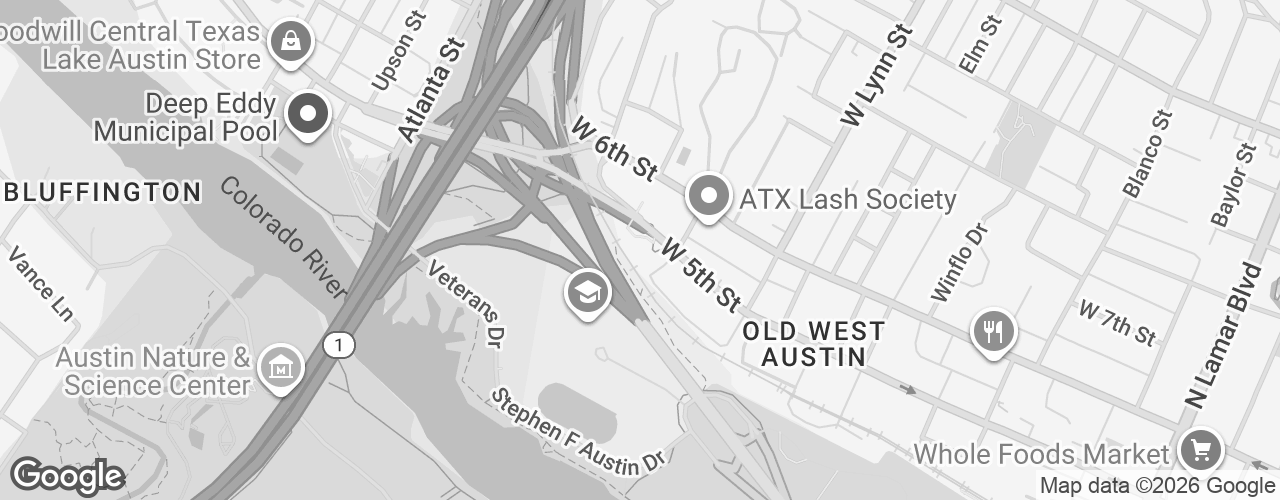 Map banner of 1703 W. 5th Street Suite 600