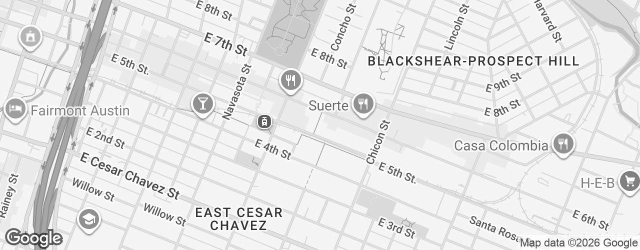 Map banner of 1645 E 6th St