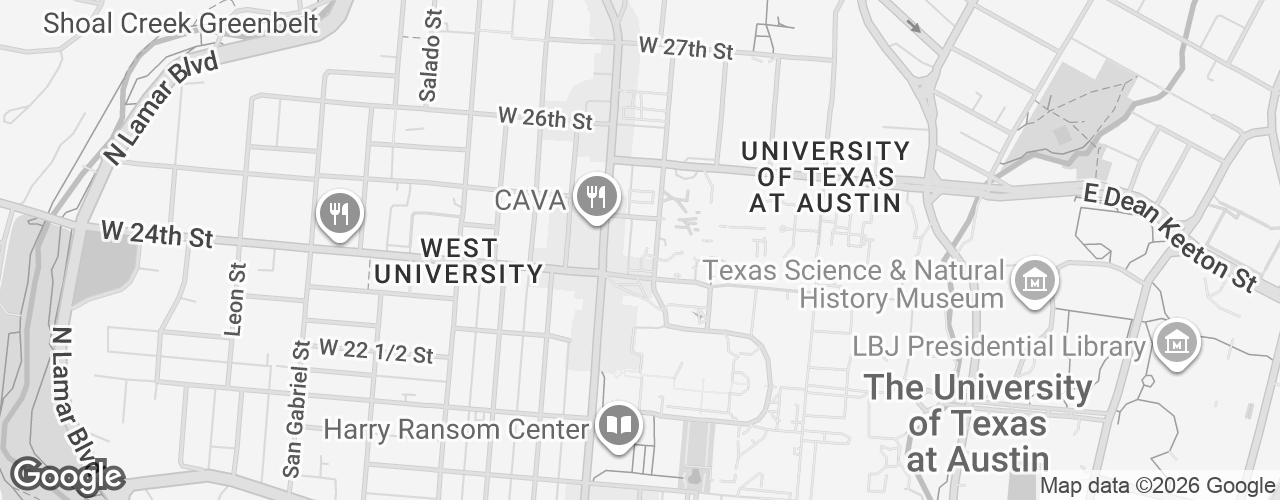 Map banner of UT School of Social Work