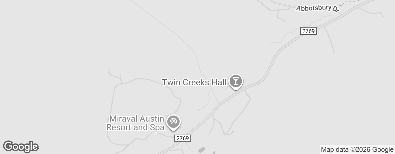 Map banner of Miraval Austin