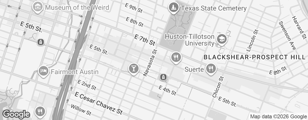 Map banner of LAZ Parking - Centro Austin