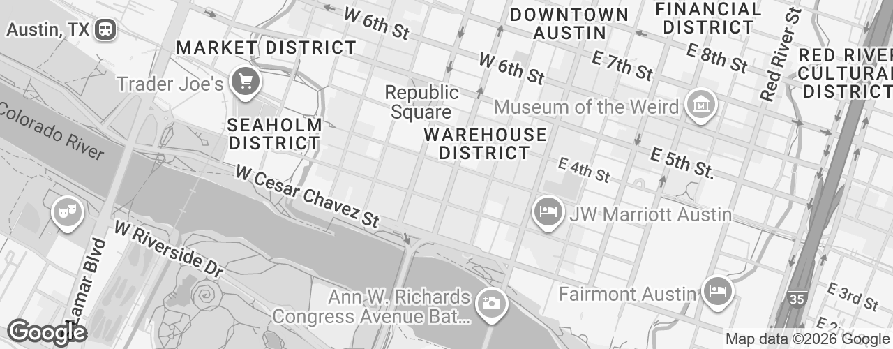 Map banner of The W Austin