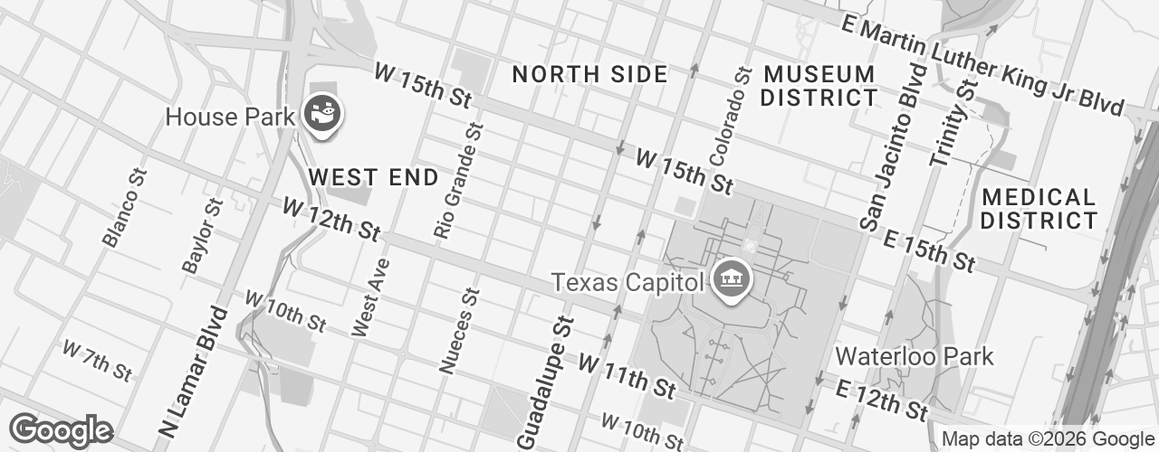 Map banner of 1300 Guadalupe St