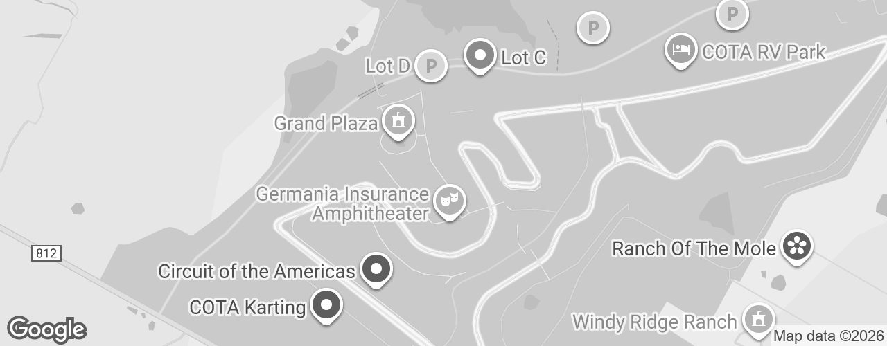 Map banner of Circuit of the Americas