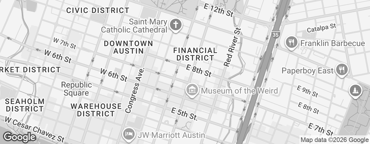 Map banner of St. David's Episcopal Church