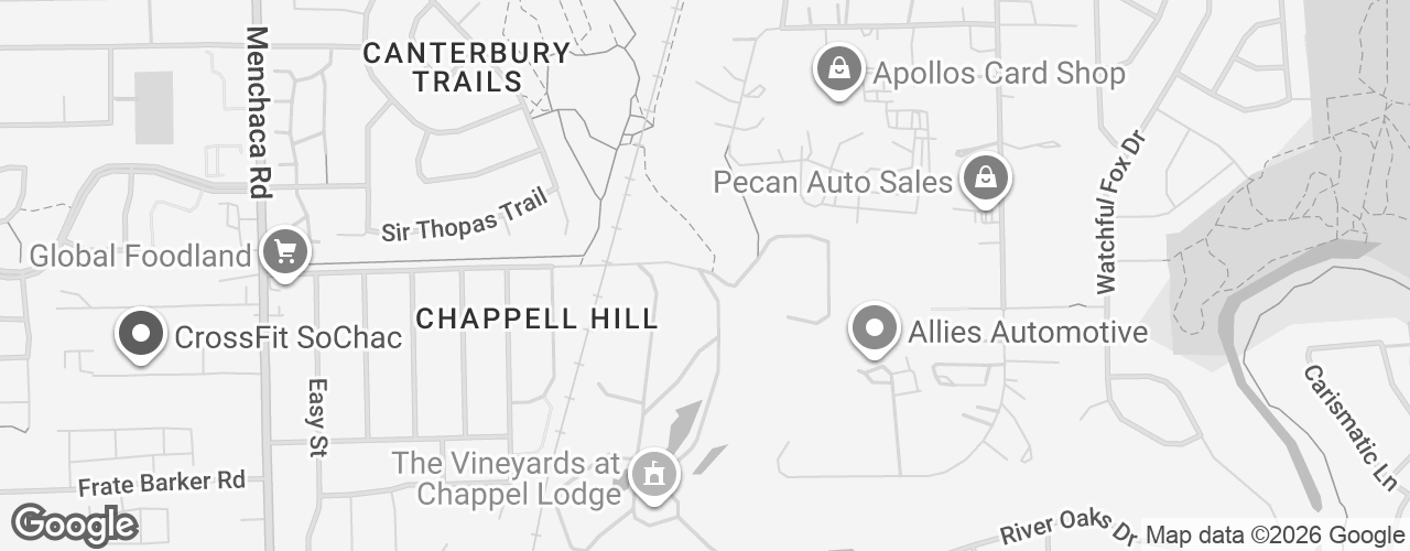 Map banner of Vineyards at Chappel Lodge