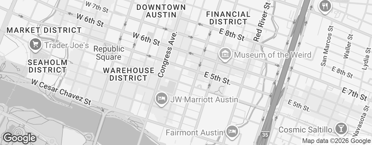 Map banner of 411 Brazos St