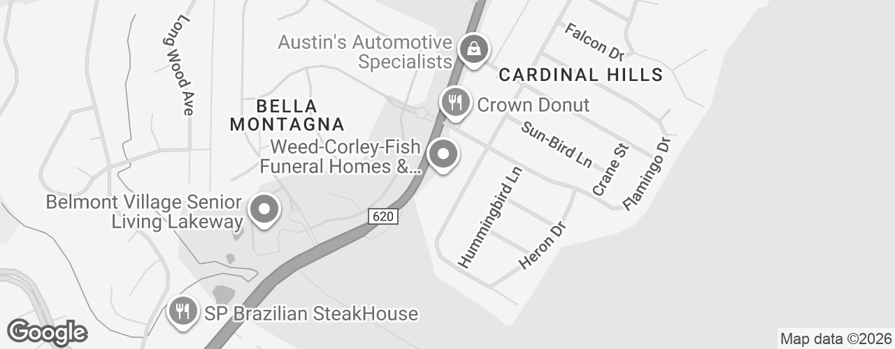 Map banner of Lake Travis Events Center