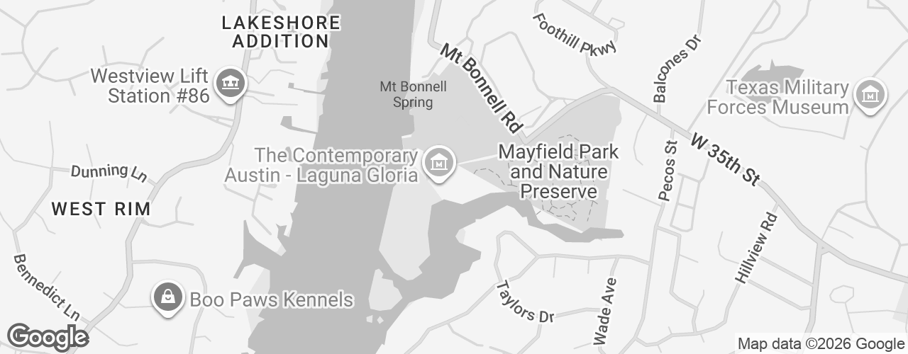 Map banner of Laguna Gloria