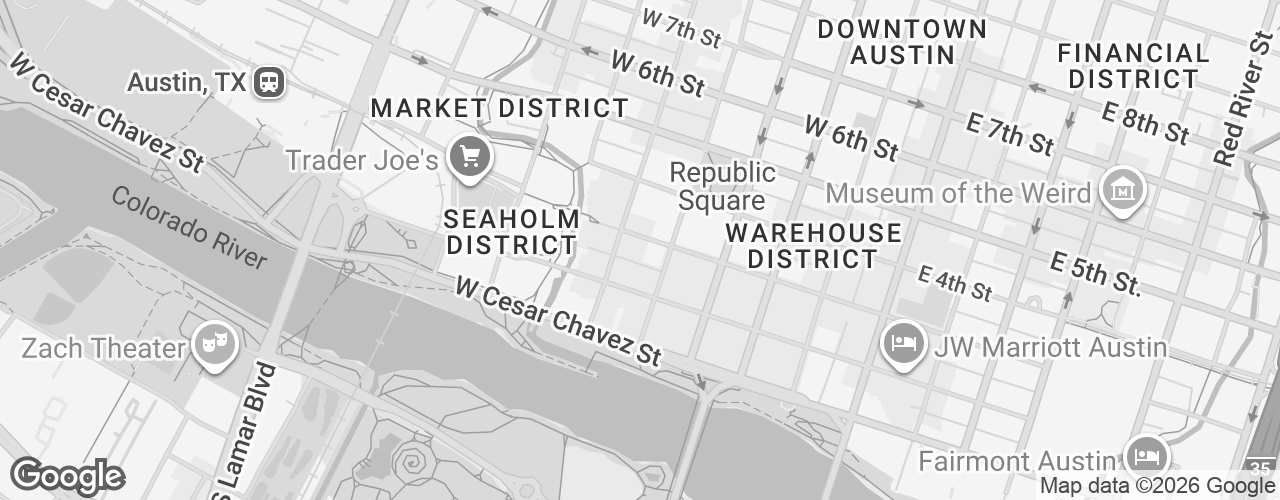 Map banner of Ballet Austin