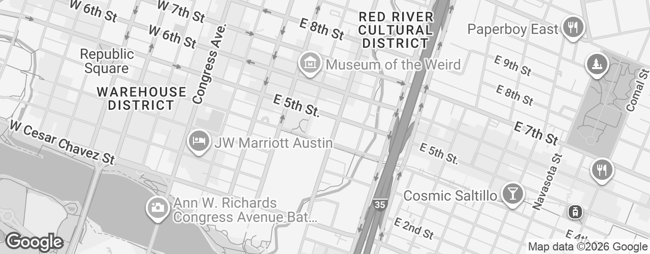 Map banner of 555 E 5th St