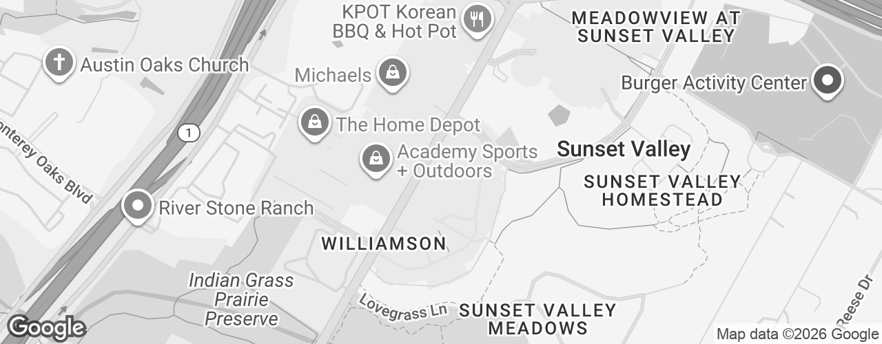 Map banner of 5601 Brodie Ln