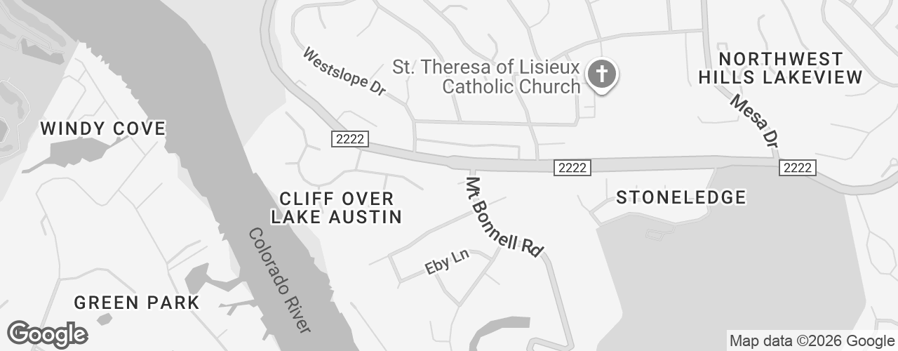 Map banner of 5608 Mount Bonnell Rd