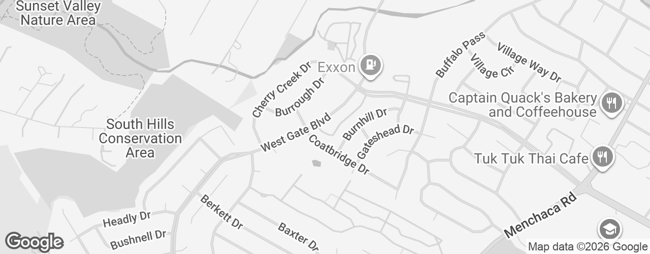 Map banner of 5809 W Gate Blvd