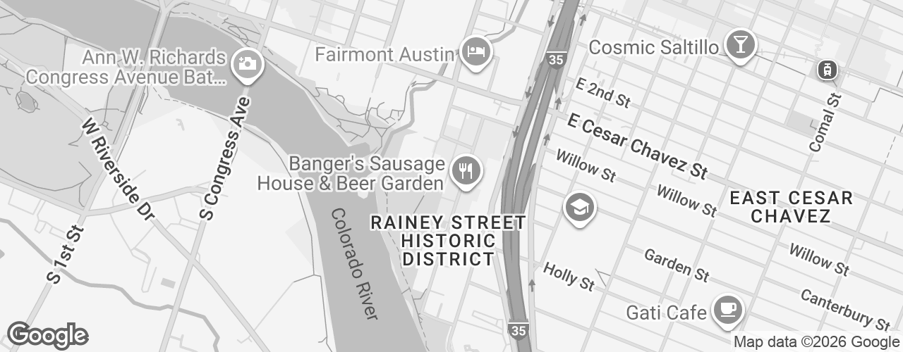 Map banner of 82 Rainey Street