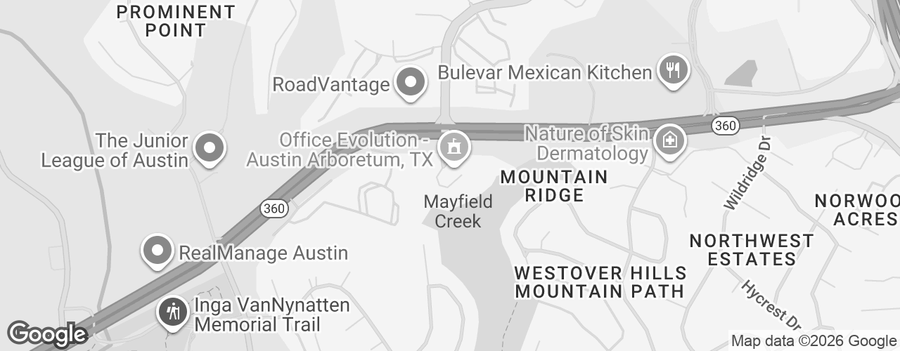 Map banner of 8911 N Capital of Texas Hwy