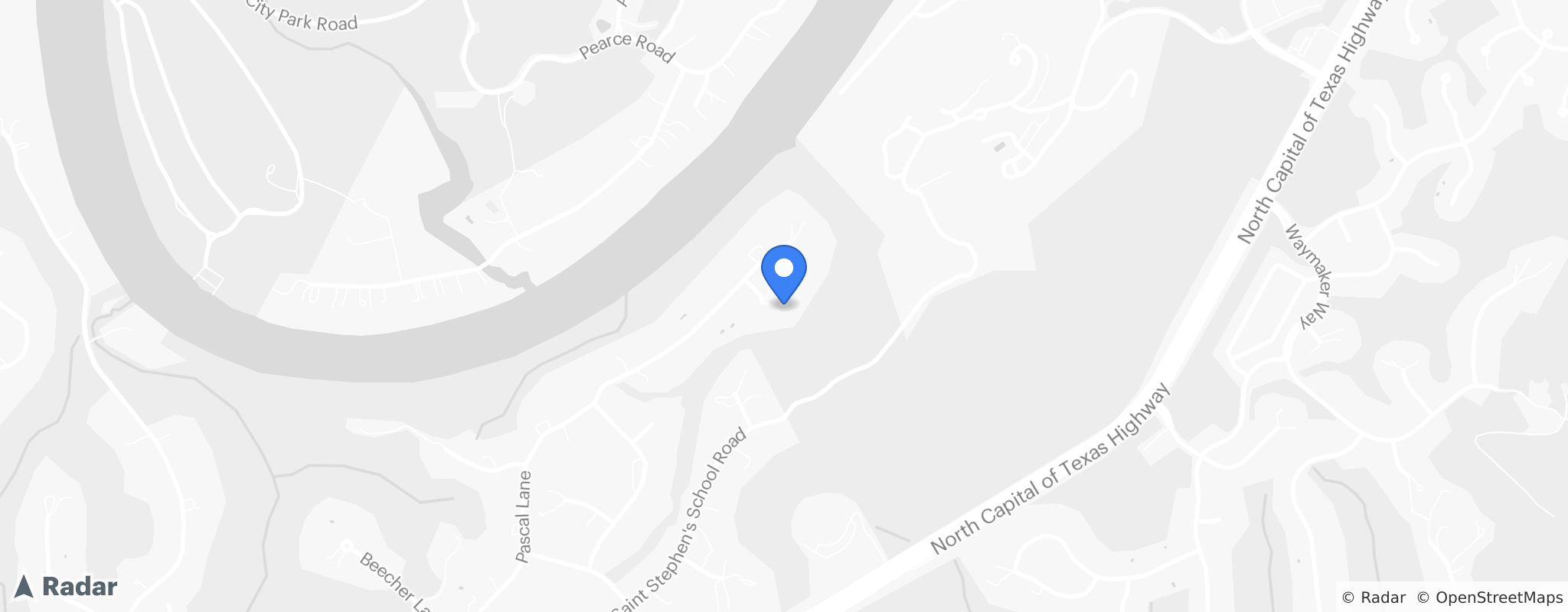 Map banner of Parkhills Baptist Church