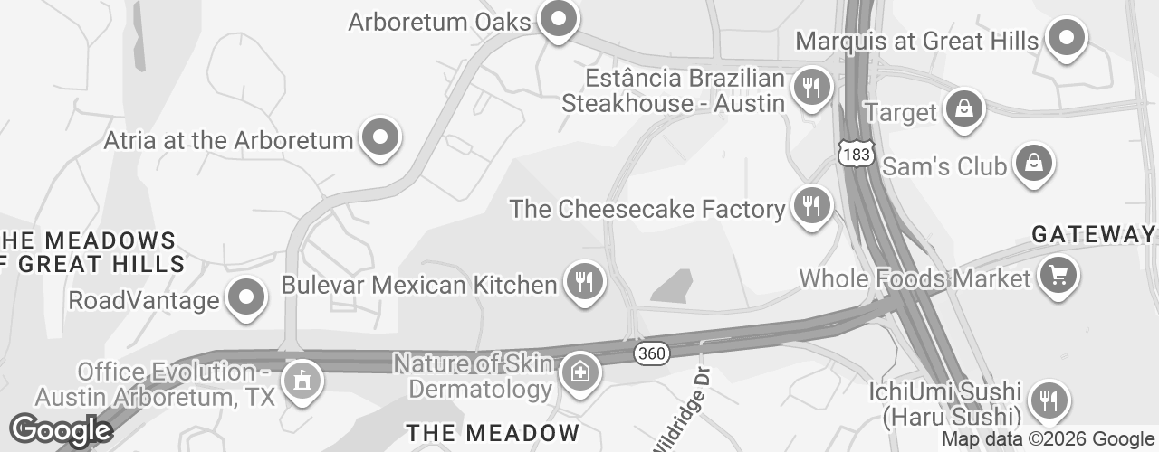 Map banner of 9500 Arboretum Blvd