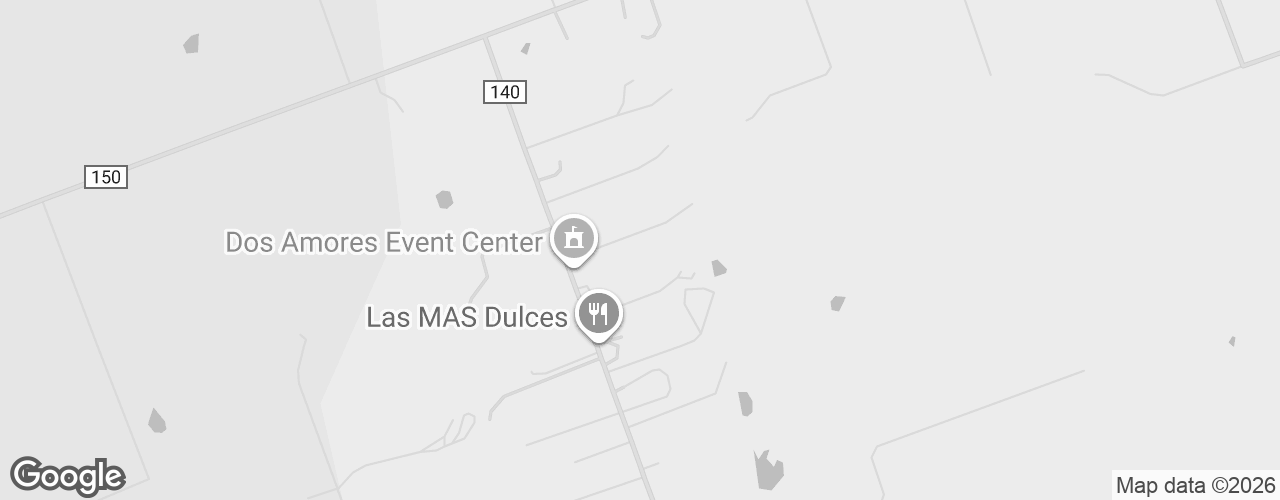 Map banner of Dos Amores Event Center