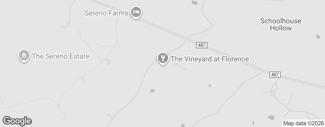 Map banner of The Vineyard at Florence