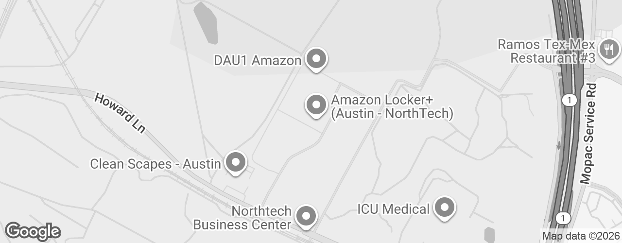 Map banner of Marquee Event Rentals Austin