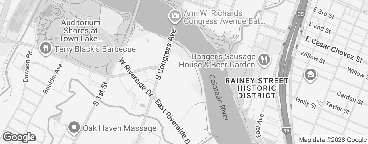 Map banner of Austin American Statesman Parking Lot