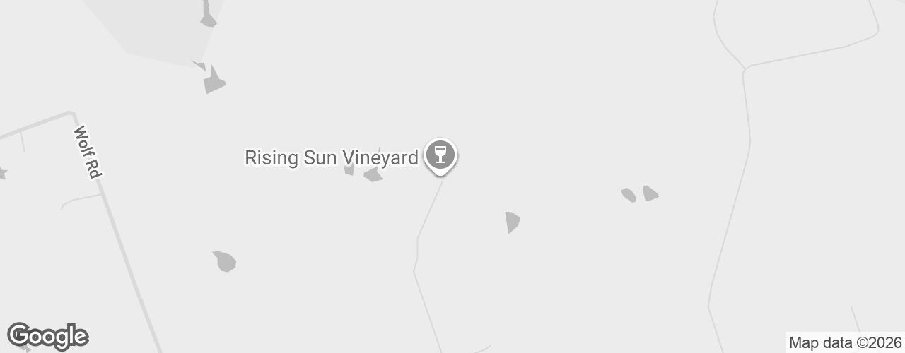 Map banner of Rising Sun Vineyard